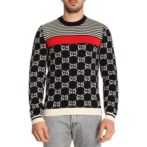 mens gucci sweaters|designer crewneck sweaters for men.